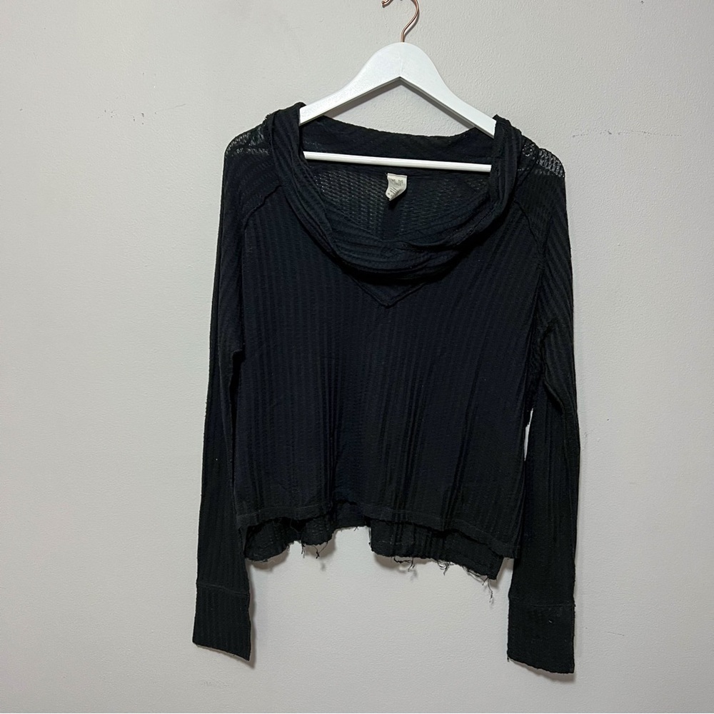 We The Free | Free People Cropped Thermal with Cowl Neck - Picture 2 of 7